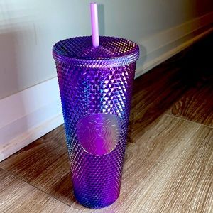 COPY - New Starbucks 2022 Purple Oil Slick 24oz Studded Cup Tumbler